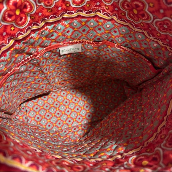 Vera Bradley Medium Tote Toggle Shoulder Bag in Paprika Retired 2009 GUC - Picture 8 of 13